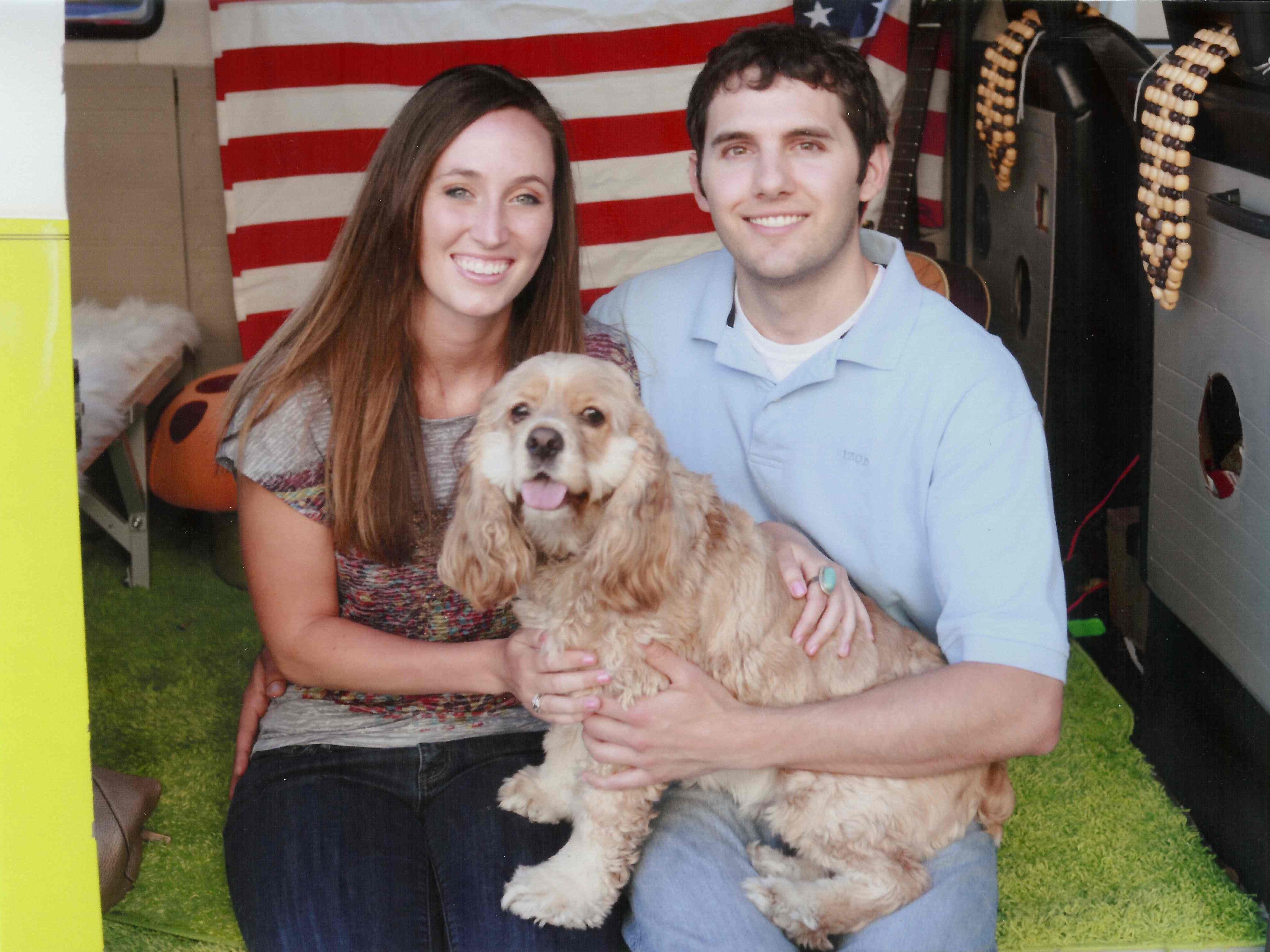 Nicole and I with our dog Sophie
